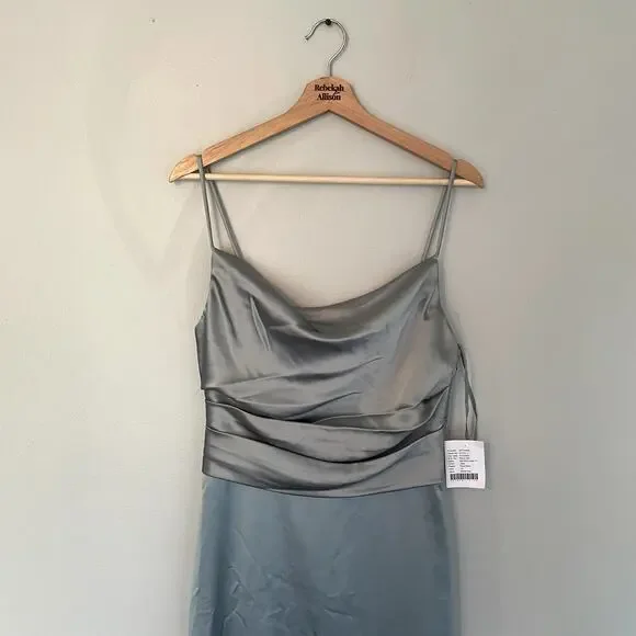 NWT Amsale Cody Dress in Jade Green Women's Size 10 | Jade Cody Dress - Picture 2 of 16